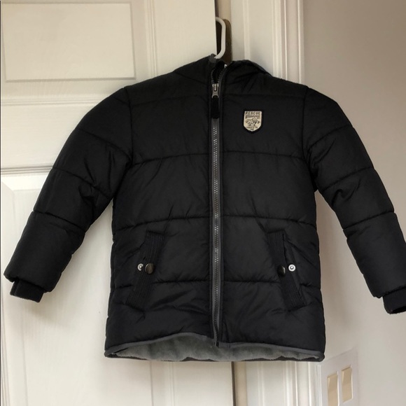 Carter's Black Puffy Coat - Picture 1 of 9